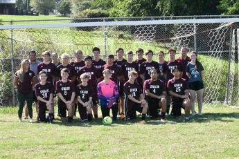 The 2022 Swain County High School boys soccer team. 