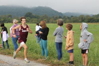 Cory Wolf placed 15th out of 68 runners at the home meet on Saturday.