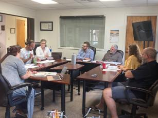 Bryson City planning board members joined the town board to discuss several projects on Monday night. 