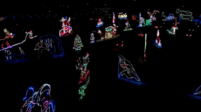 The Shadrack’s Christmas Wonderland is a drive-through light and music show. This year, Swain TDA will bring the show to the county event park. 