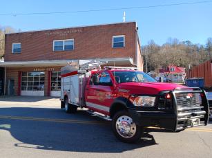 The Bryson City Fire Department responds to a call. The station is staffed with two people during the work week.
