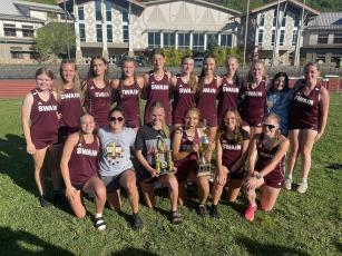 The Lady Devils track team won the Smoky Mountain Conference title for the fourth year in a row. 