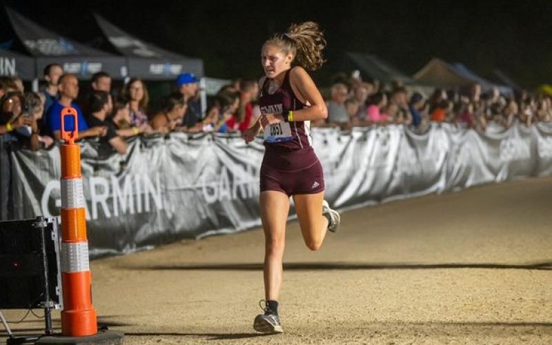 Lady Devil Angel Lomelli led Swain’s girls with a personal record of 21:06, getting 32nd out of 300 runners at the Friday Night Lights Cross Country Festival.