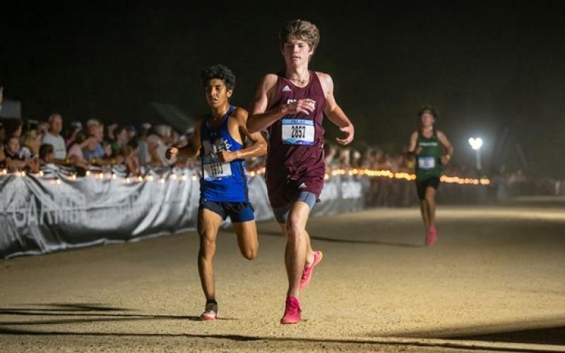 Maroon Devil Connor Brown finished 18th overall with a time of 17:09 at the Friday Night Lights Cross Country Festival.